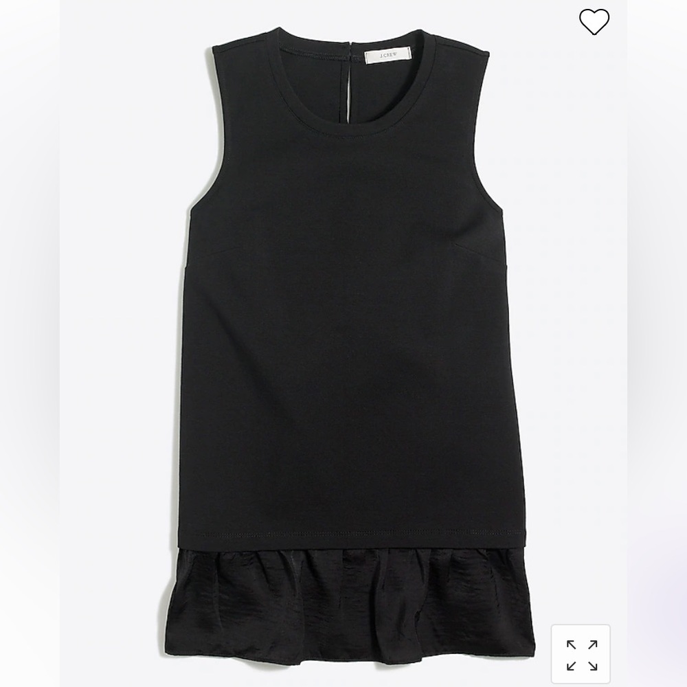 NWT Jcrew Ruffle-hem tank top